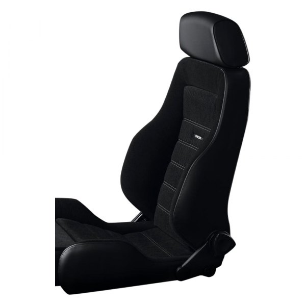 Recaro® - Classic LS Black Sport Seat, Leather/Pepita Fabric