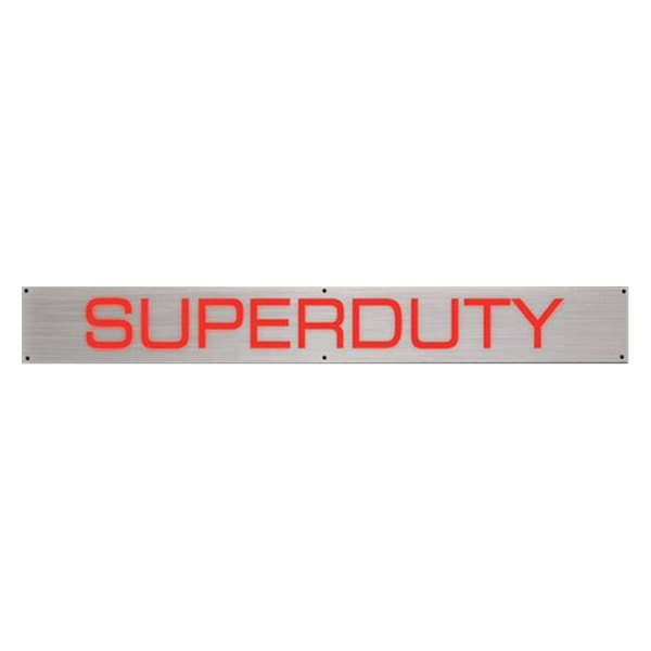 Recon® - Brushed Door Sills with Superduty Logo