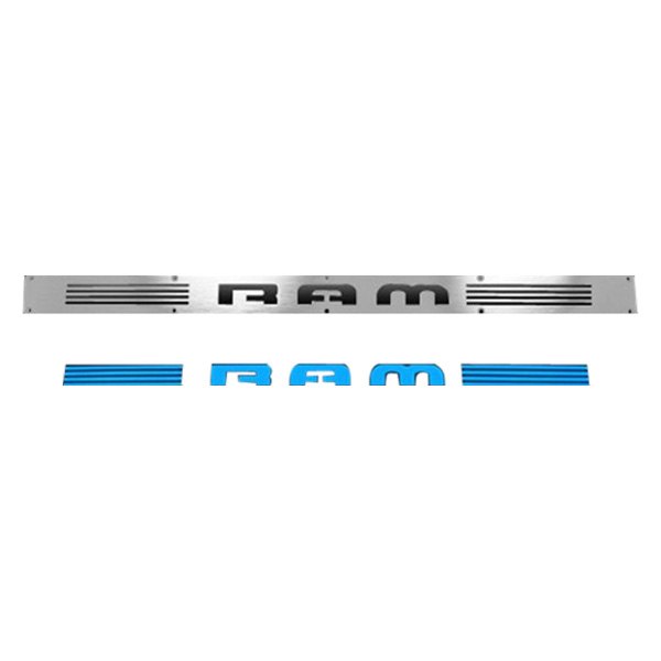 Recon® - Brushed Door Sills Ram Logo
