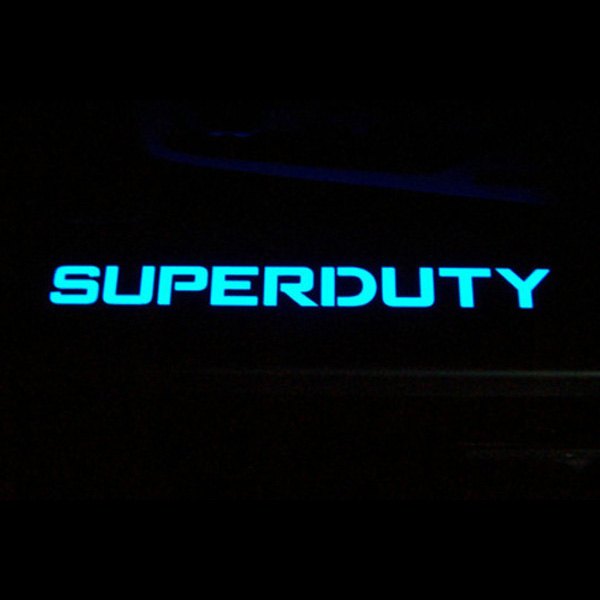 Recon® - Black Door Sills with Superduty Logo
