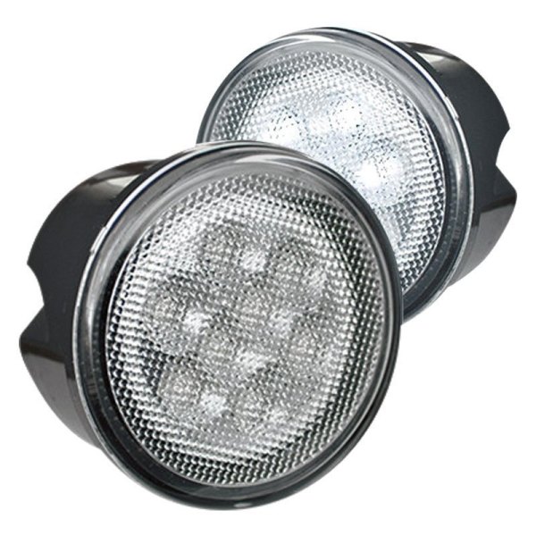 Recon® - Chrome LED Turn Signal/Parking Lights, Jeep Wrangler