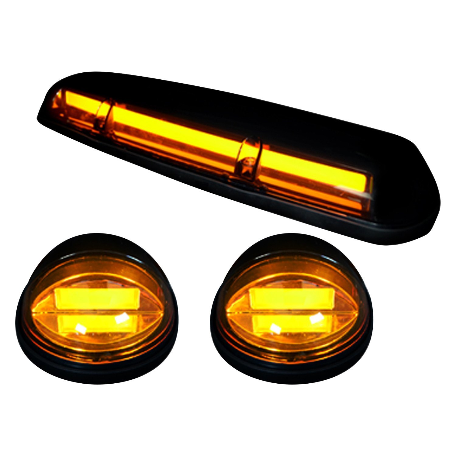 Recon® 264155AMHP - OLED Bar Style Amber LED Cab Roof Lights