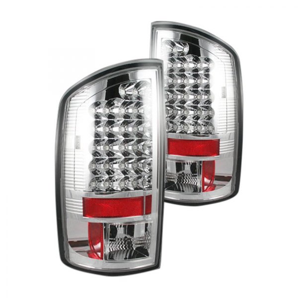 Recon® - Chrome LED Tail Lights, Dodge Ram