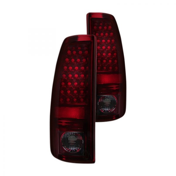 Recon® - Chrome Red/Smoke LED Tail Lights