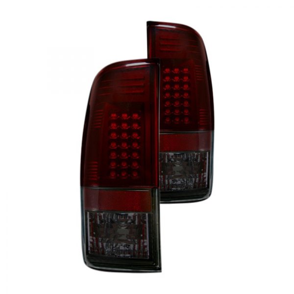 Recon® - Chrome Red/Smoke LED Tail Lights