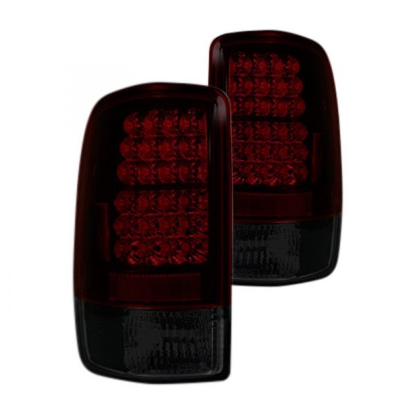 Recon® - Black Red/Smoke LED Tail Lights, GMC Yukon Denali