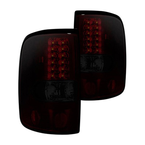Recon® - Black Red/Smoke LED Tail Lights, Ford F-150