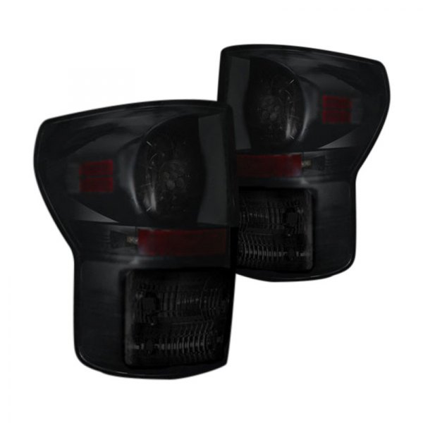 Recon® - Black/Smoke LED Tail Lights, Toyota Tundra