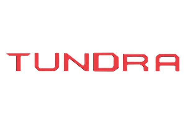 Recon® - "Tundra" Red Tailgate Lettering Kit