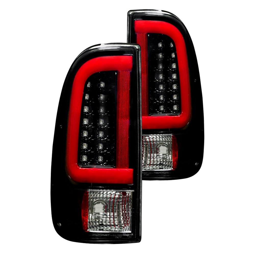 Recon® 264293BKS - Black/Smoke Sequential Fiber Optic LED Tail Lights