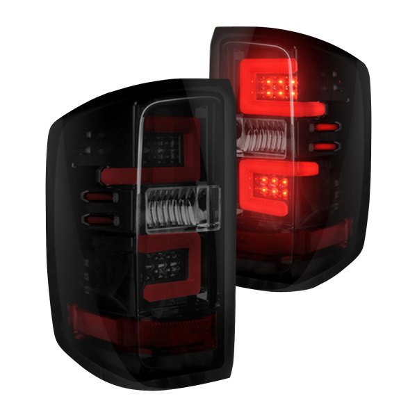 Recon® - Black/Smoke Fiber Optic LED Tail Lights