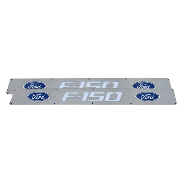 Recon® - Brushed Door Sills with F-150 Logo