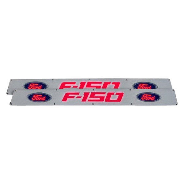 Recon® - Brushed Door Sills with F-150 Logo