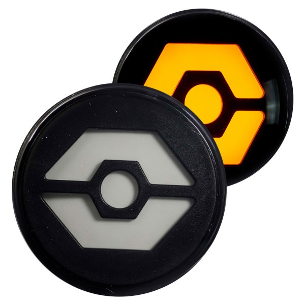 Recon® - Hexagon-Shaped OLED Style Black/Smoke Turn Signal/Parking Lights, Jeep Wrangler