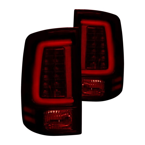 Recon® - Black Red/Smoke Fiber Optic LED Tail Lights