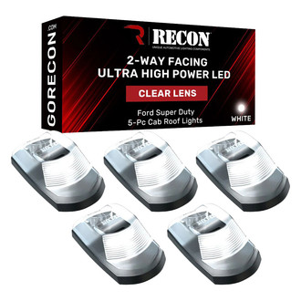 Recon® - Front and Rear Black LED Cab Roof Lights