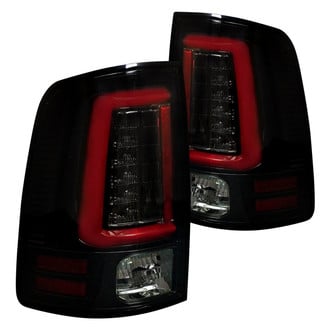 Recon® - Driver and Passenger Side Smoke Sequential Fiber Optic LED Tail Lights