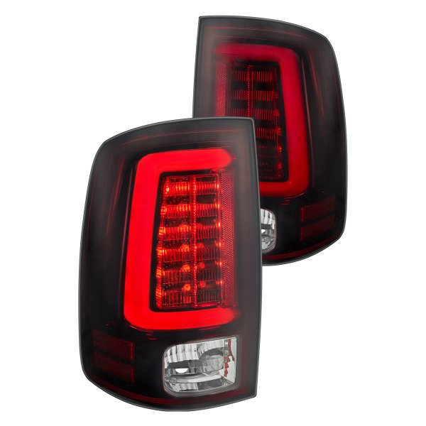 Recon® - Black Red/Smoke Fiber Optic LED Tail Lights
