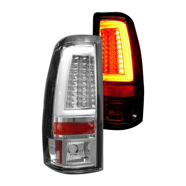 Recon® - Chrome Fiber Optic LED Tail Lights