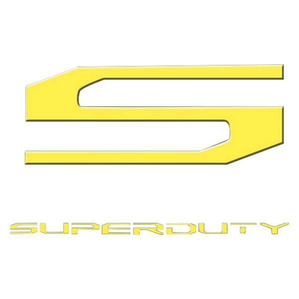 Recon® - "Super Duty" Yellow Hood/Tailgate/Interior Lettering Kit