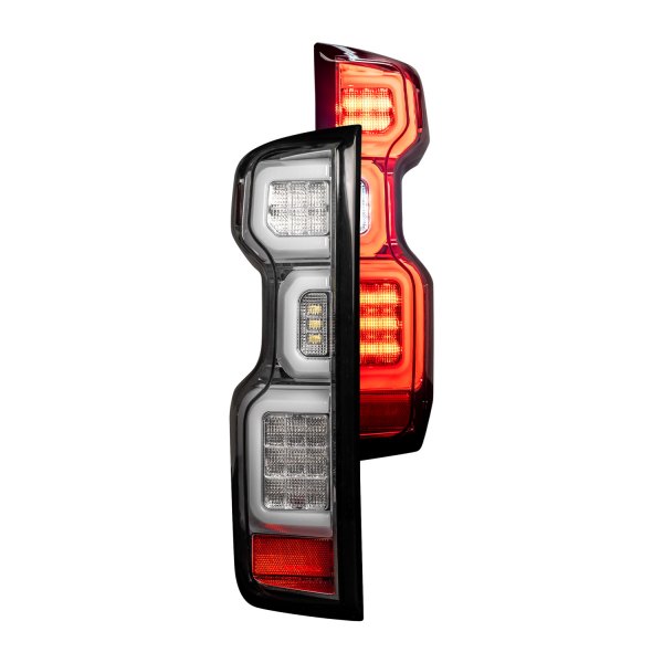 Recon® - Chrome Fiber Optic LED Tail Lights