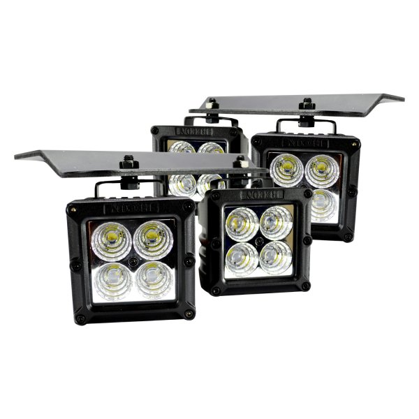 Recon® - Fog Light Location High Intensity 3" 4x20W Square Combo Beam LED Lights