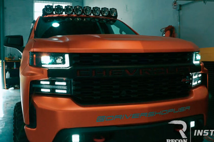 Recon® - Sequential LED DRL Bar Projector Headlights, Installation