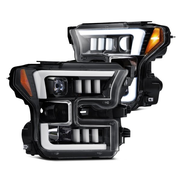 Recon® - Black Projector Headlights with LEDs