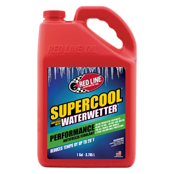 Red Line® - SuperCool™ Performance 50/50 Prediluted Engine Coolant with Water Wetter, 1 Gallon