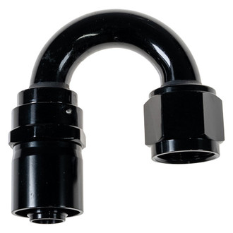 Redhorse Performance® - 180 Degree Crimp Style Hose End, 06 AN