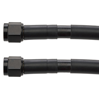 Redhorse Performance® - Black Nitrous Line, 6 AN, 6"