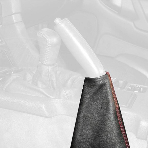  Redline Goods® - Alcantara Red E-Brake Boot with Sierra Stitching
