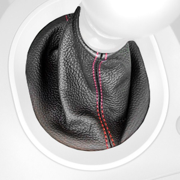 Redline Goods® B16shiftMilYelDkBlue Solid Leather Millenium Yellow