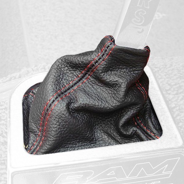  Redline Goods® - Alcantara Dark Charcoal Shift Boot with Orange Stitching