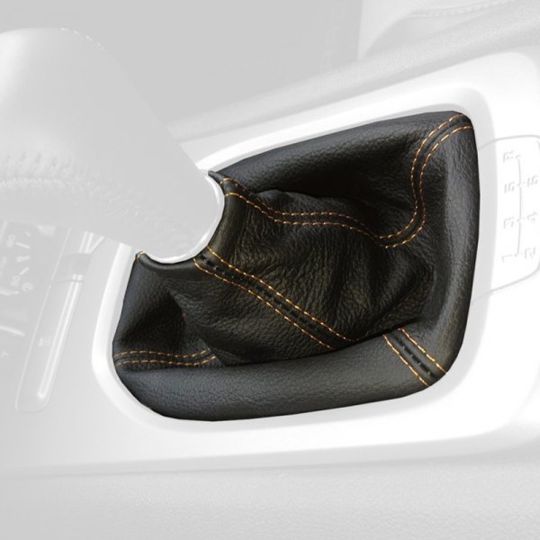  Redline Goods® - Alcantara Charcoal Shift Boot with Red Stitching