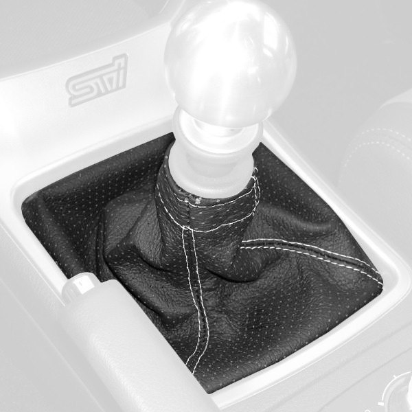  Redline Goods® - Carbon Fiber Vinyl Charcoal Shift Boot with BMW M Stitching