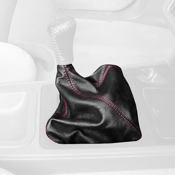  Redline Goods® - Perforated Leather Red Shift Boot with Light Pink Stitching