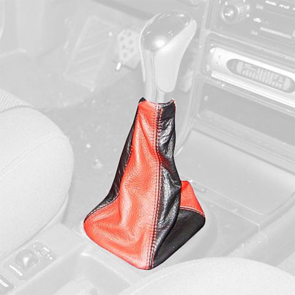 Redline Goods® Probe8992shiftRedPRFOrange Perforated Leather Red