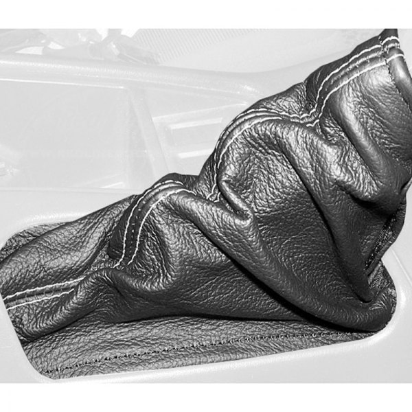  Redline Goods® - Solid Leather Cream E-Brake Boot with Silver Stitching