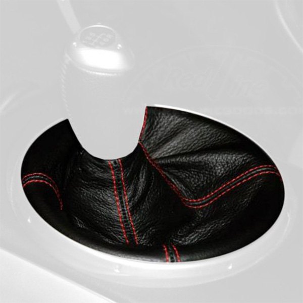  Redline Goods® - Alcantara Dark Charcoal Shift Boot with Turquoise Stitching