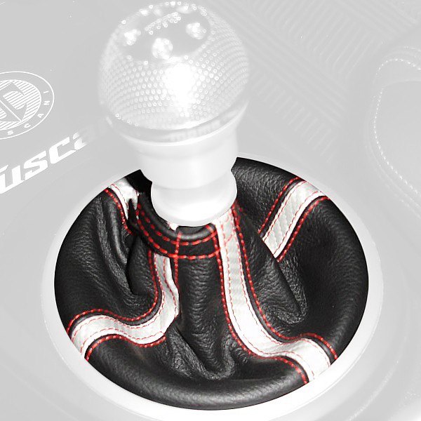 Redline Goods® Tib6shiftLtGrayVioBlu Solid Leather Light Gray Shift