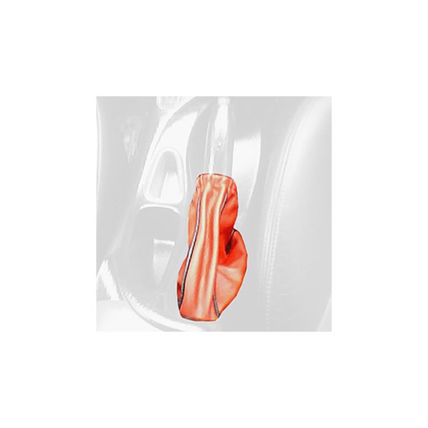  Redline Goods® - Alcantara Red E-Brake Boot with White Stitching