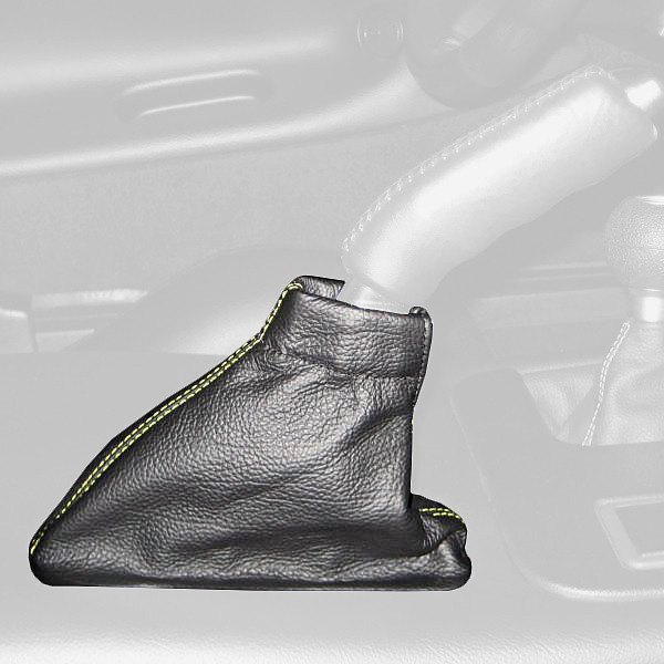  Redline Goods® - Alcantara Dark Charcoal E-Brake Boot with Charcoal Stitching