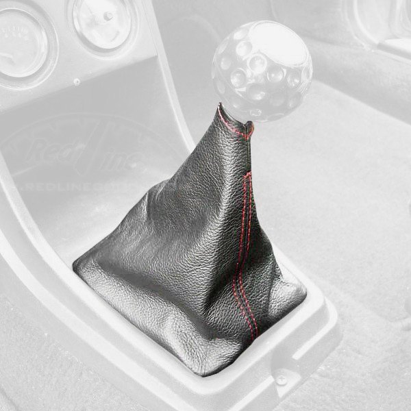  Redline Goods® - Solid Leather Oyster Shift Boot with Red Stitching