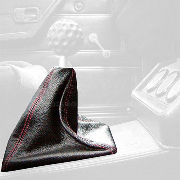  Redline Goods® - Solid Leather Camel Shift Boot with Red Stitching