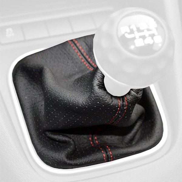  Redline Goods® - Alcantara Dark Charcoal Shift Boot with Millenium Yellow Stitching
