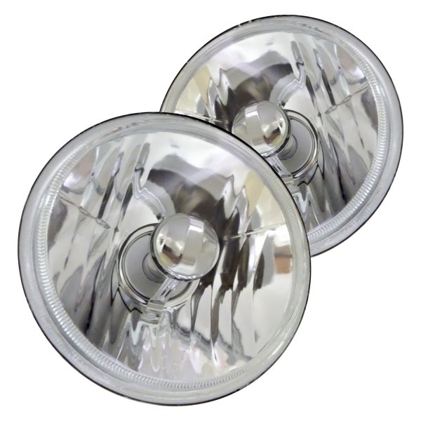 RedLine LumTronix® - Elite 5 3/4" Round Chrome Diamond Cut Euro Headlights