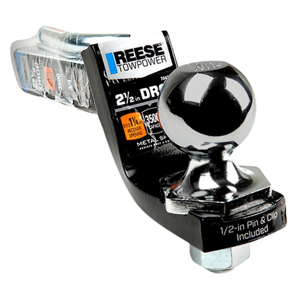 Reese Towpower® - Class 2 2-1/2" Interlock™ Black Powder Coat Towing Starter Kit for 1-1/4" Receiver