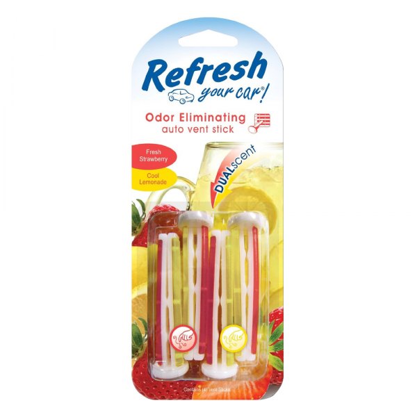 Refresh® - Dual Vent Stick Strawberry/Cool Lemonade Air Freshener