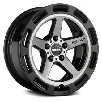 REIKA WHEELS® - R20 TETON Gloss Black with Machined Face